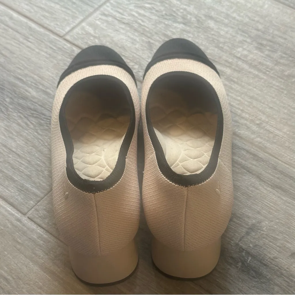 Vivaia Julie Womens chunky heels Size 36 Black Beige - Image 5