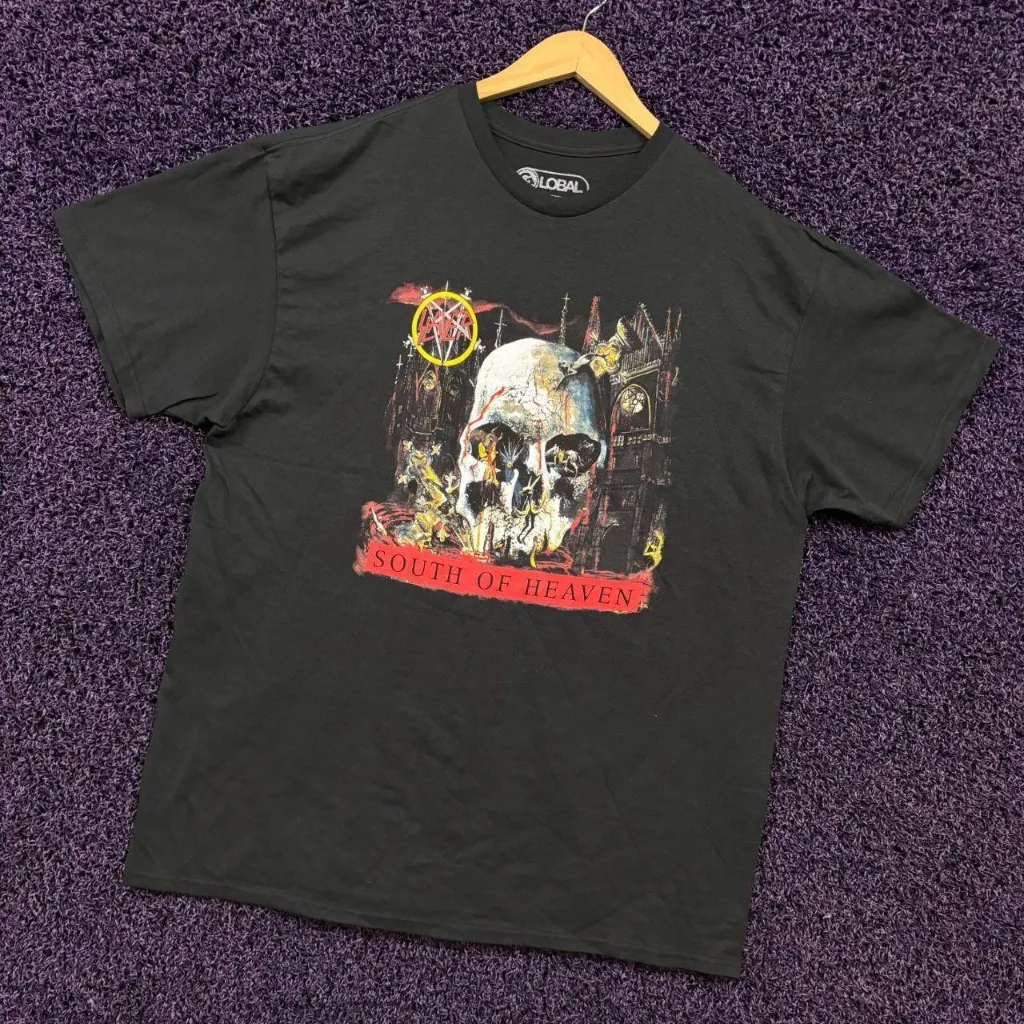 Slayer South of Heaven Album Art Heavy Metal Band T-Shirt XL  - Image 3