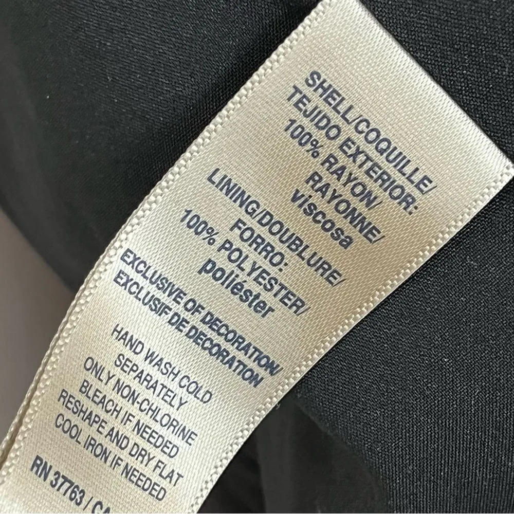 Rafaella Mixed Prjnt Black White Pink Open Cropped Blazer Jacket PS - Image 7