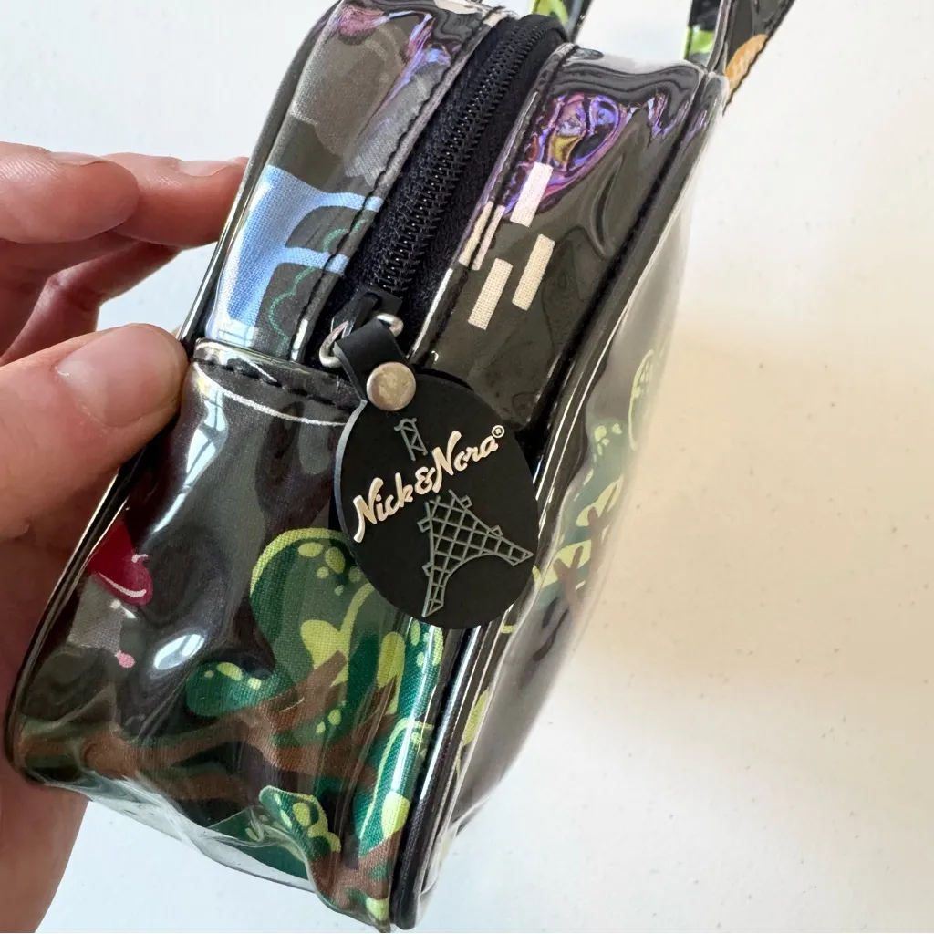 Vintage Nick & Nora French Poodles Travel mini tote bag - Image 3