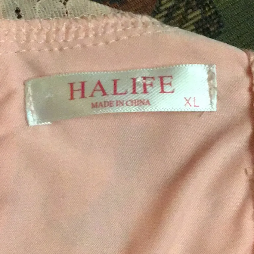 Halife Womens Summer Lace Tank Tops Halter Neck Casual Sleeveless Shirts Dressy Pink Size XL - Image 12