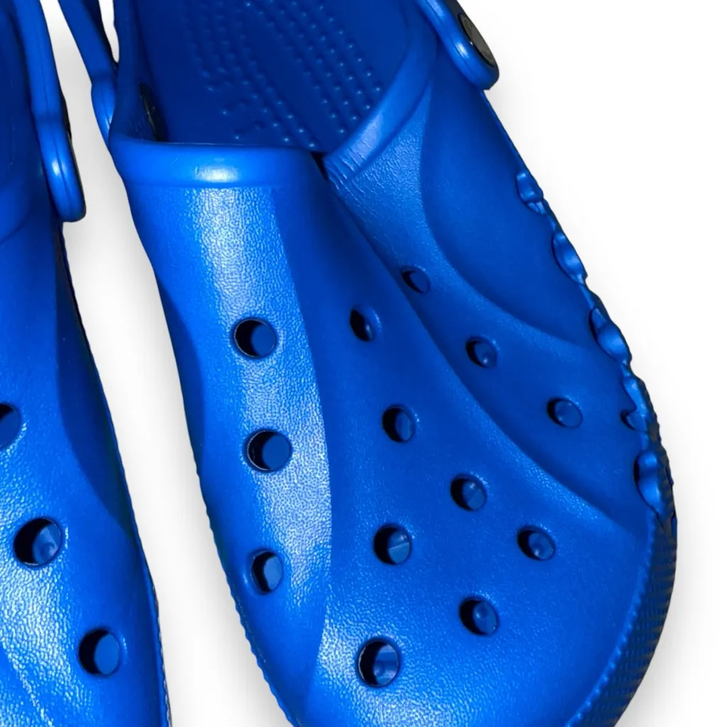 Crocs Baya Clogs Slip On Shoes in Bright Cobalt Blue‎ Sz 7 Women's / 5 Men's NEW - Image 6