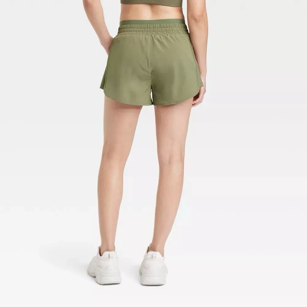 JoyLab High-Rise Pleated Side Shorts 2.5" - Image 2