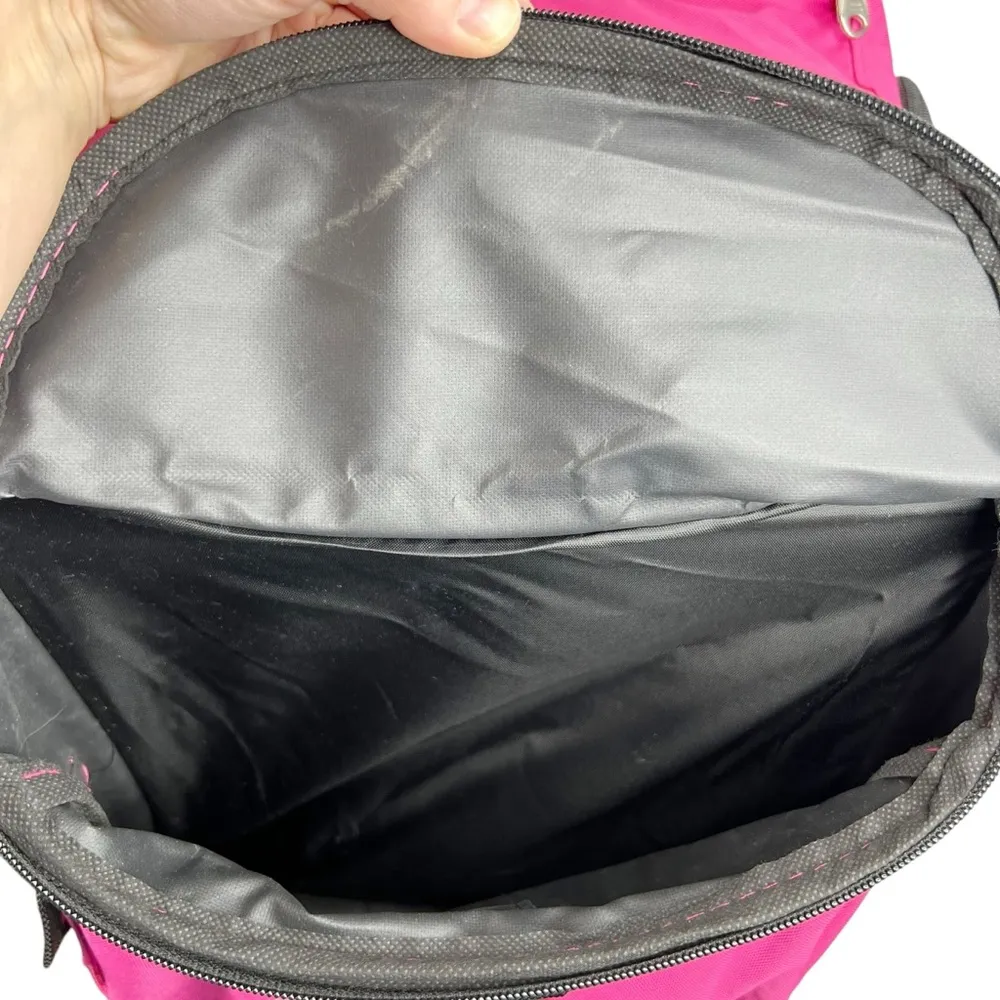 NWT Totes Isotoner Bright Pink Travel Carry On Duffle Bag Luggage Black - Image 7