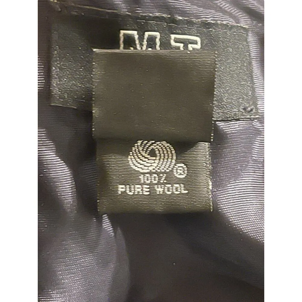 Vintage M.T. Morgan Taylor Studio Black Wool Skirt Size 16 Excellent Condition - Image 6