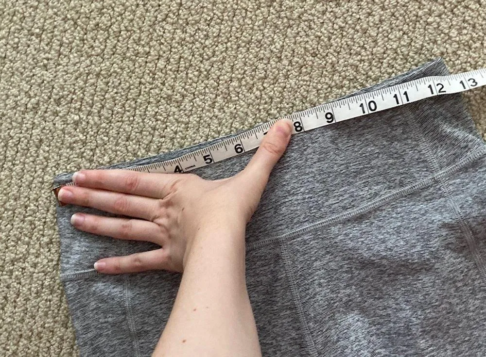 NEW Outdoor Voices 7/8 Warmup Leggings Grey Size Small Textured Compression NWOT - Image 4