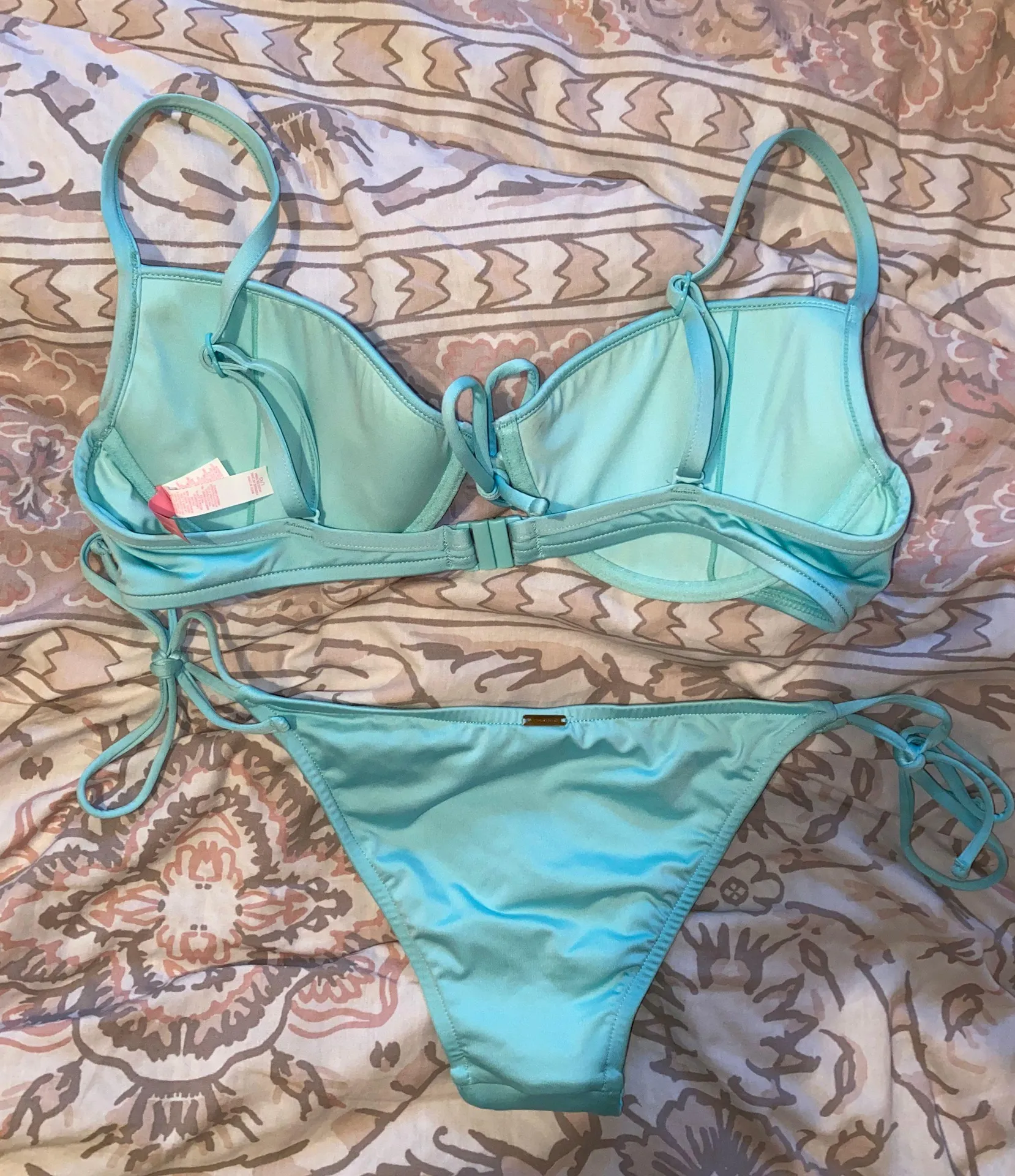 Blue String Bikini Set - Image 4