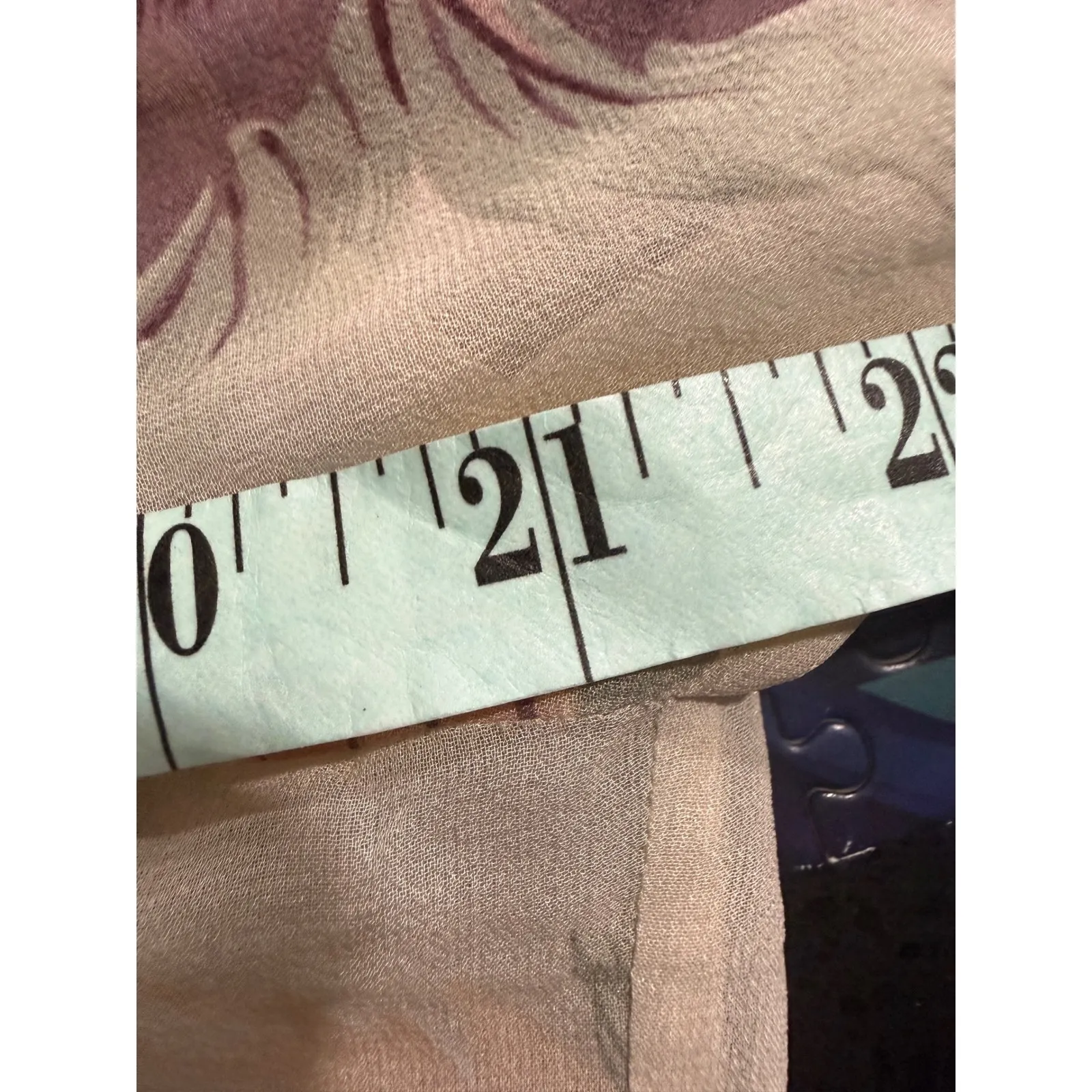 Tommy Bahama Silk Floral Print Long Sleeve Collared Neck Tie Front Blouse XS - Image 5