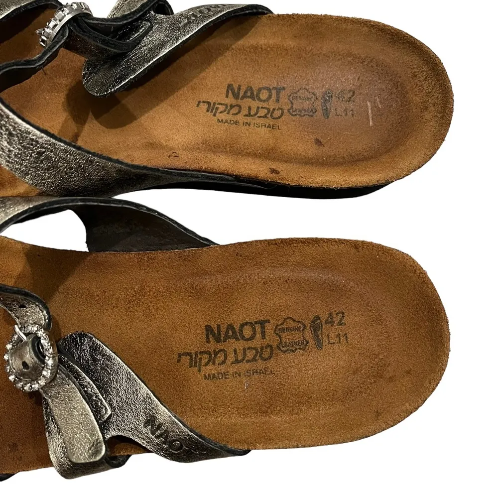 Naot Kate Rhinestone Crystal Buckle Sandal, Sz EU 42 / US 11 - Image 8