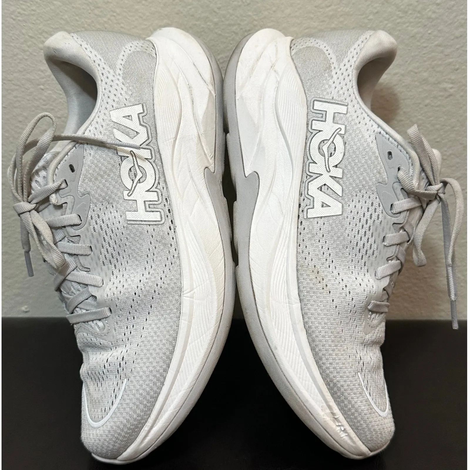 Hoka One One Rincon 4 Sneakers Womens US 9.5B Gray Running Shoes Lightweight‎ Size 9.5 - Image 3