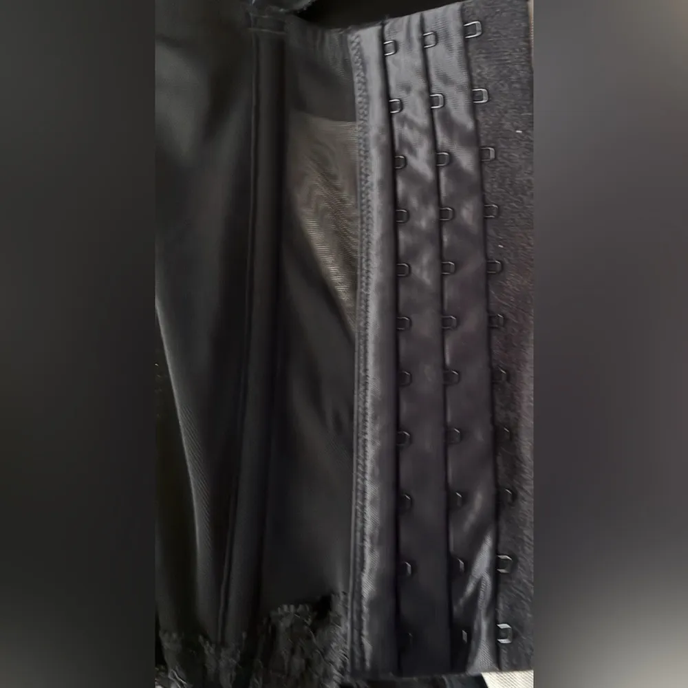 H&M Beaded Black Lace Bustier Bra Corset Top 6 - Image 8