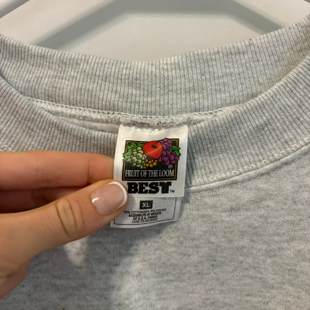 Vintage Norwhich Terrier Crewneck Sweatshirt Gray - Image 4