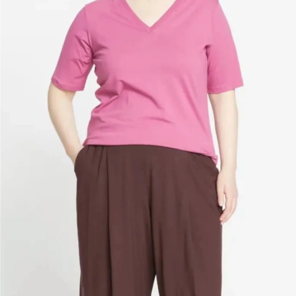 Universal Standard Casual Culottes Cropped Pants in Wine Women's 18/20 (M) - Image 13