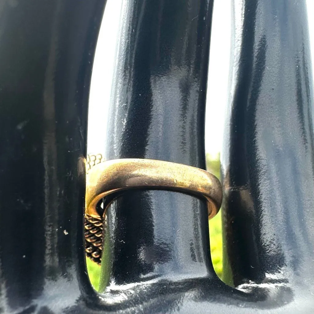 Barse Sterling Silver Mixed Metal Dome Statement Ring - Image 4