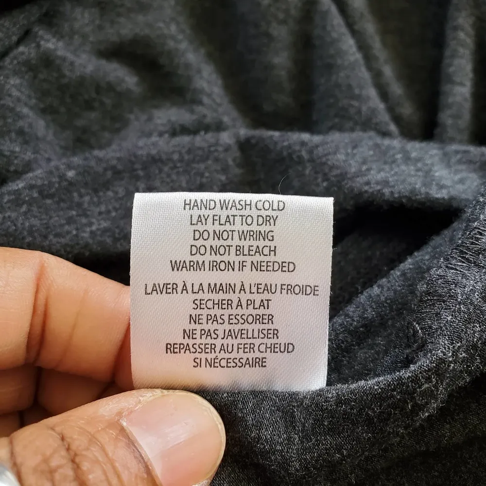 Belldini Gray Gold Shoulder Long Sleeve Studded Top XL - Image 7