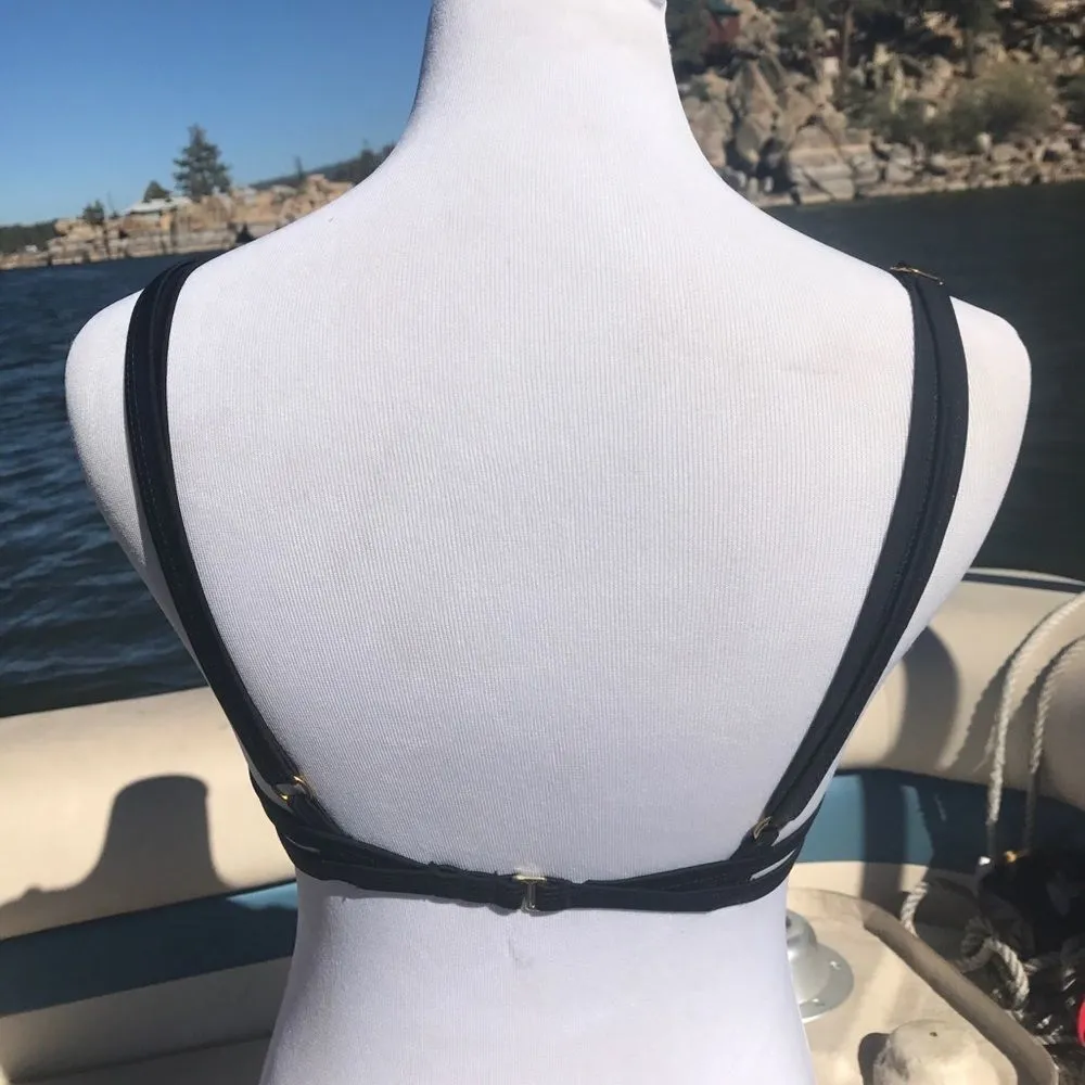 Designer‎ Bikini Top Black Size XS - Image 4