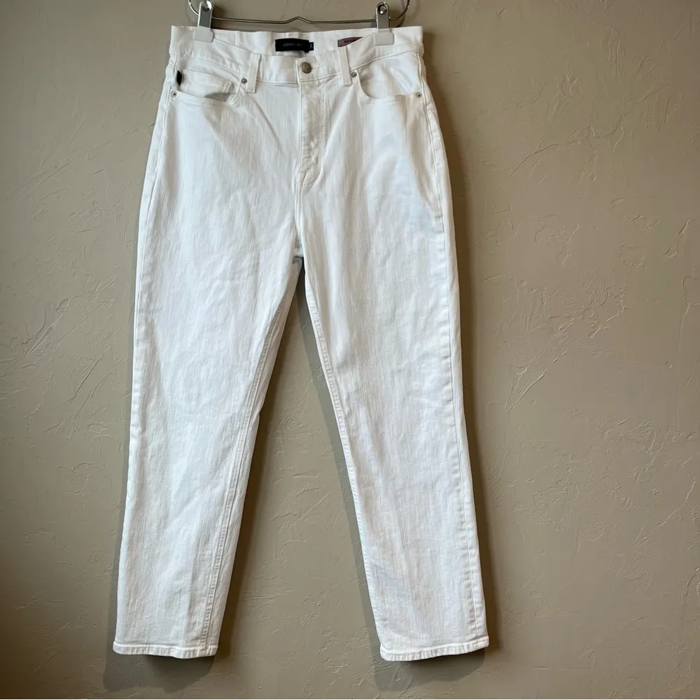 Johnny was Barcelona Boyfriend 30 white jeans classic‎ minimalist quiet luxury - Image 5