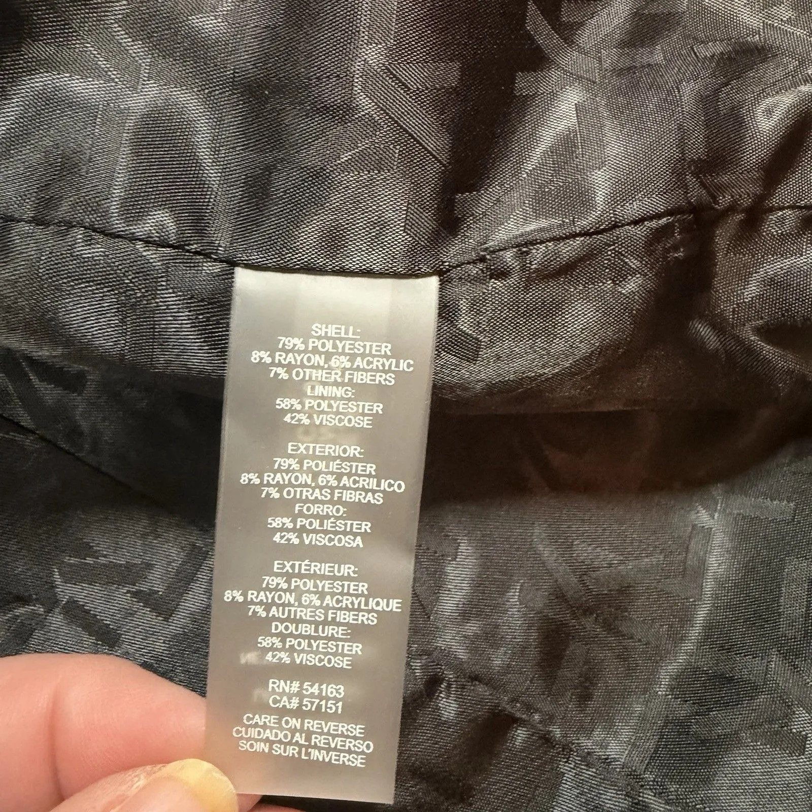 Karl Lagerfeld Paris Sz 8 Red Tweed Trim Notch - Image 9