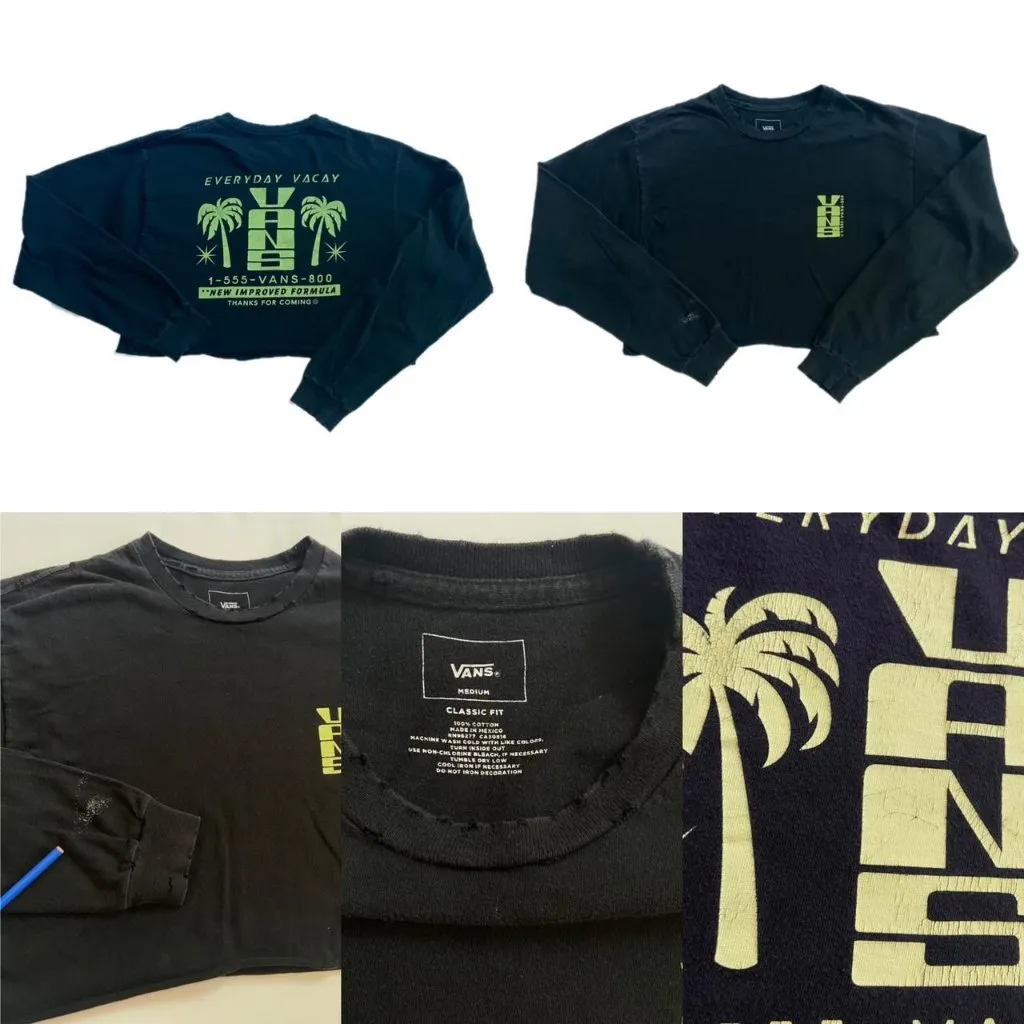 Vans Off The Wall Crop Top - Image 4