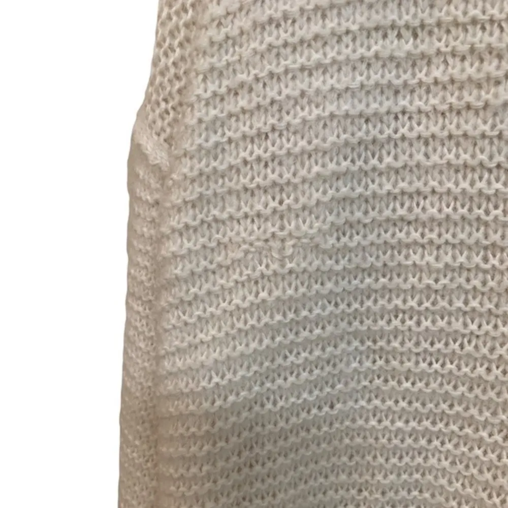 FREE PEOPLE All Mine Alpaca Wool Chunky Sloucky Soft Sweater in Ivory White XS - Image 8