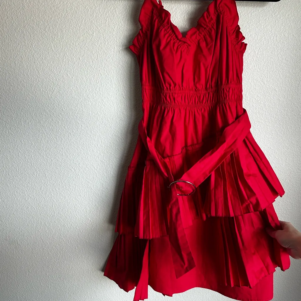 Endless Rose Vibrant Red Mini Dress - Image 4