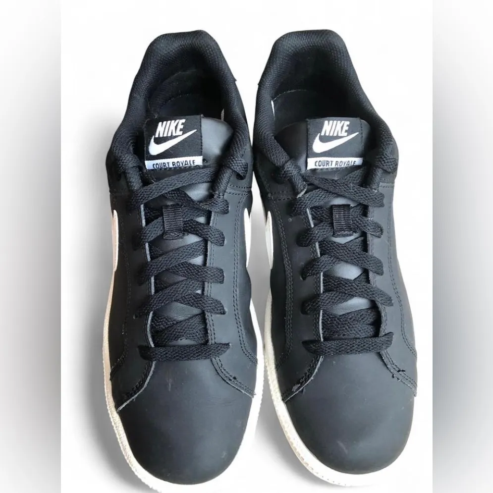 Nike Court Royal Women's Sz 10 Shoes Black White Athletic Sneakers Low 749867010 - Image 11