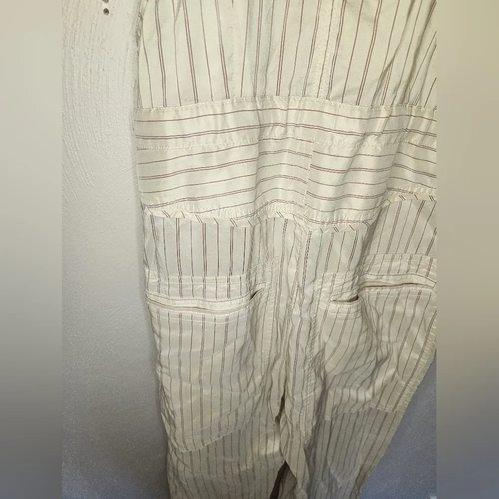 Isabel Marant Pinstripe Sleeveless Cargo Jumpsuit - Image 9