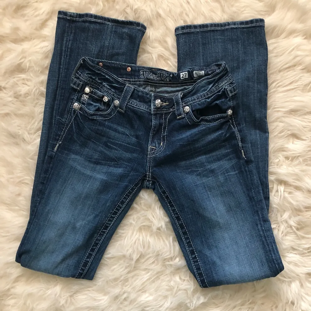 Miss me Versallies Leather Patch Boot Cut - Image 56