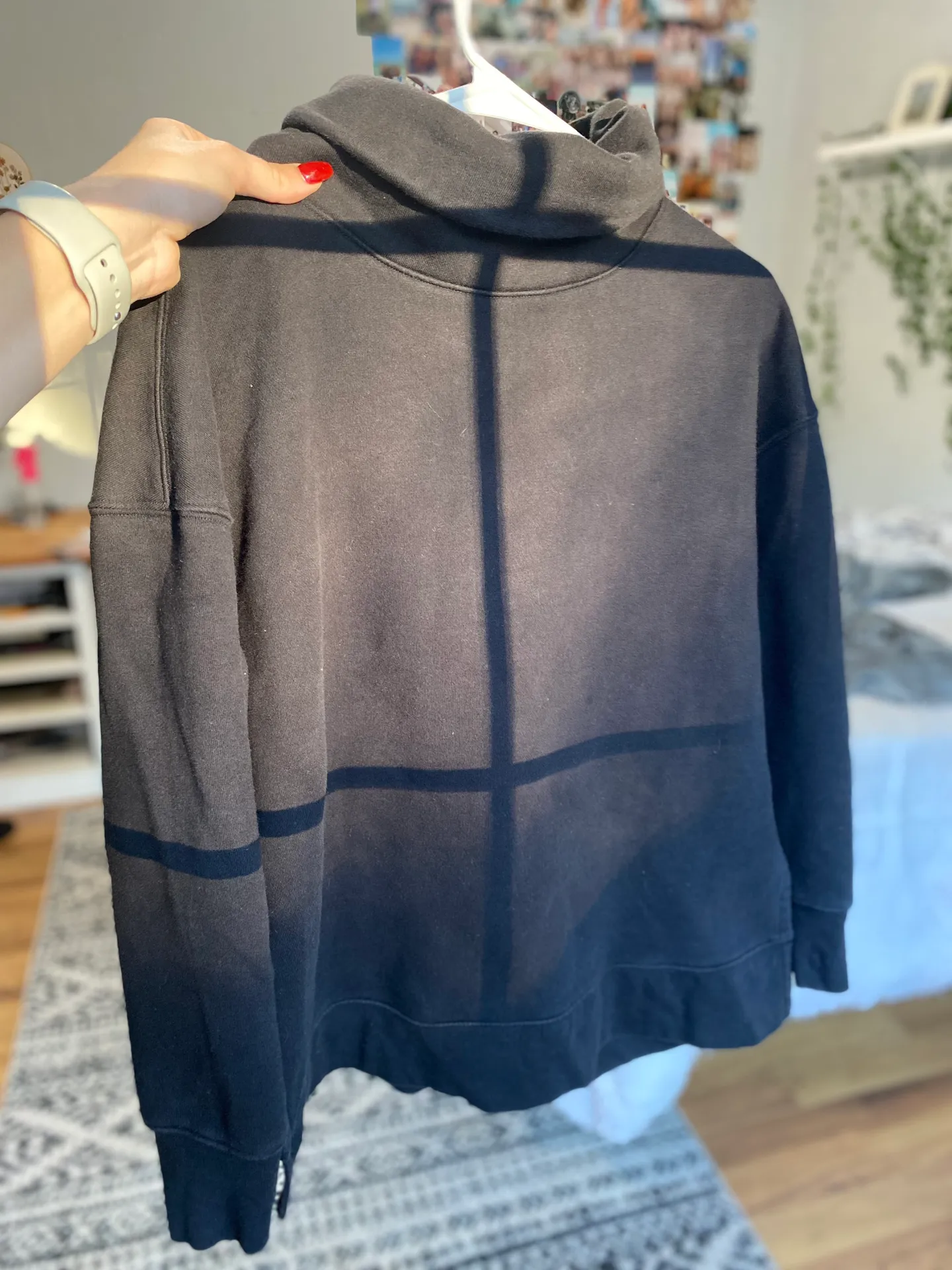 Athleta Black Turtleneck Sweatshirt - Image 3