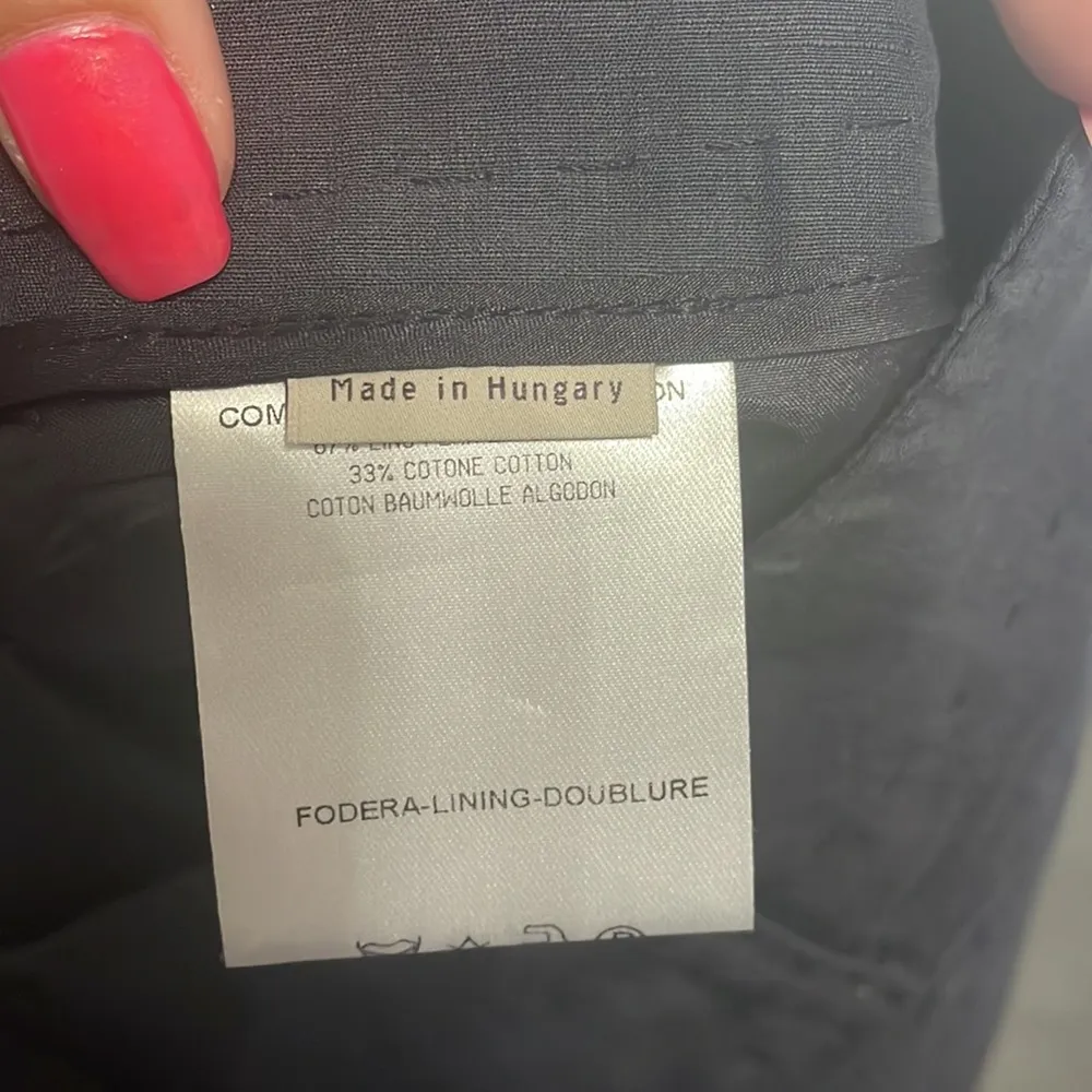 💖 Stella McCartney navy linen shorts - Image 4