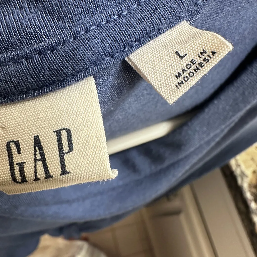 GAP Blue Casual T-Shirt Dress - Image 3