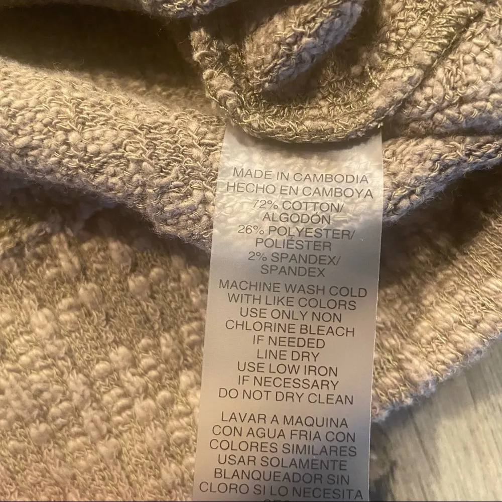 Two by Vince Camuto Sweater Cardigan Woman's L Long Sleeves Button Up Ol… Green Size L - Image 7