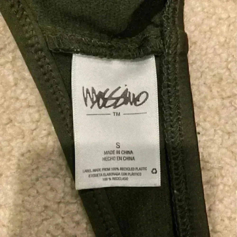 Green mossimo supply company bikini top in size small - Image 3