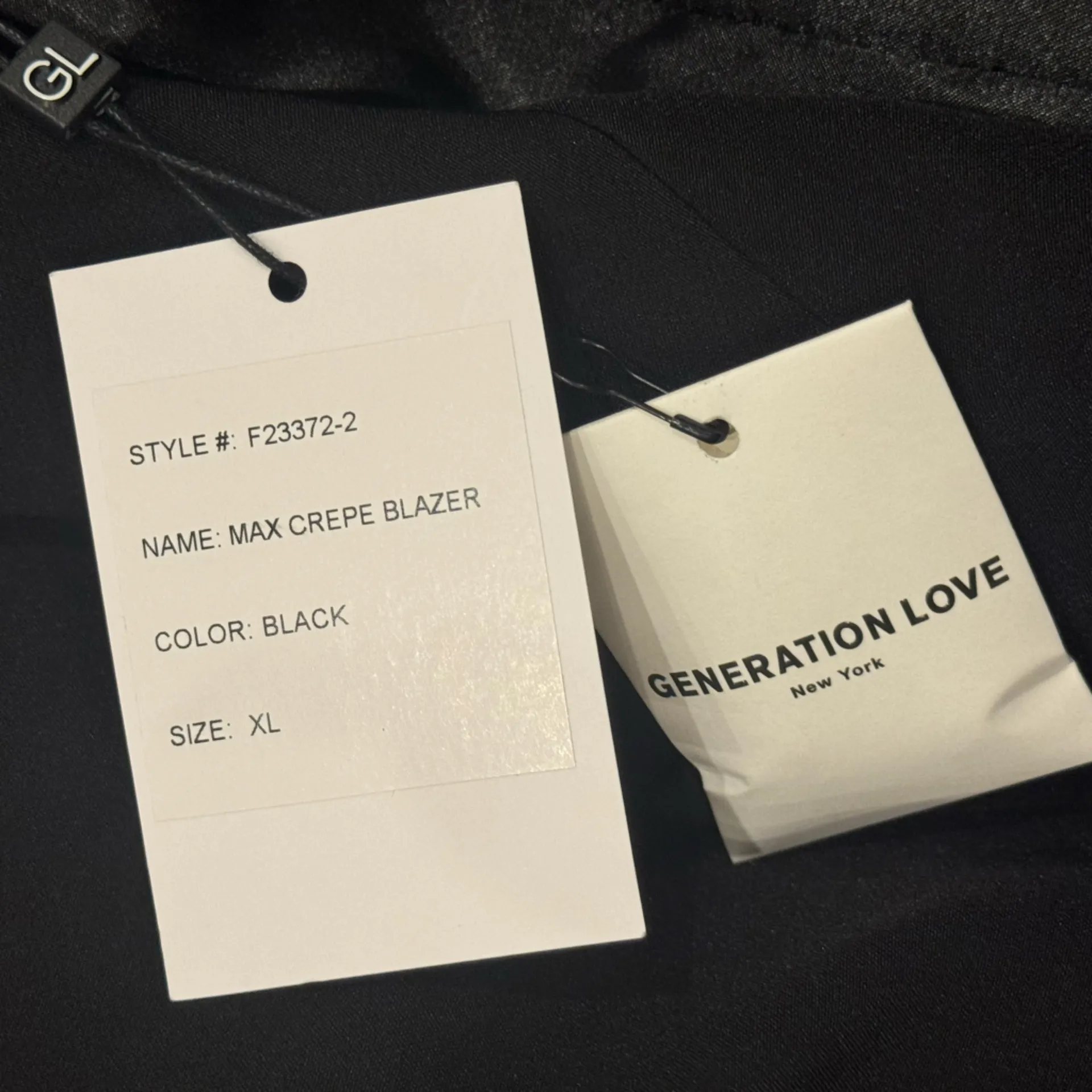 NWT Generation Love Max crepe blazer Black - XL - Image 3