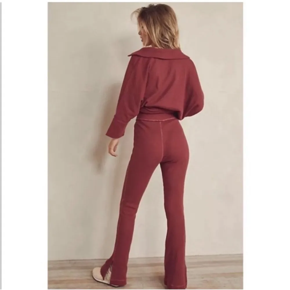 Free People NEW Under the Stars Slim Fitted Flare Pants XS - Image 3