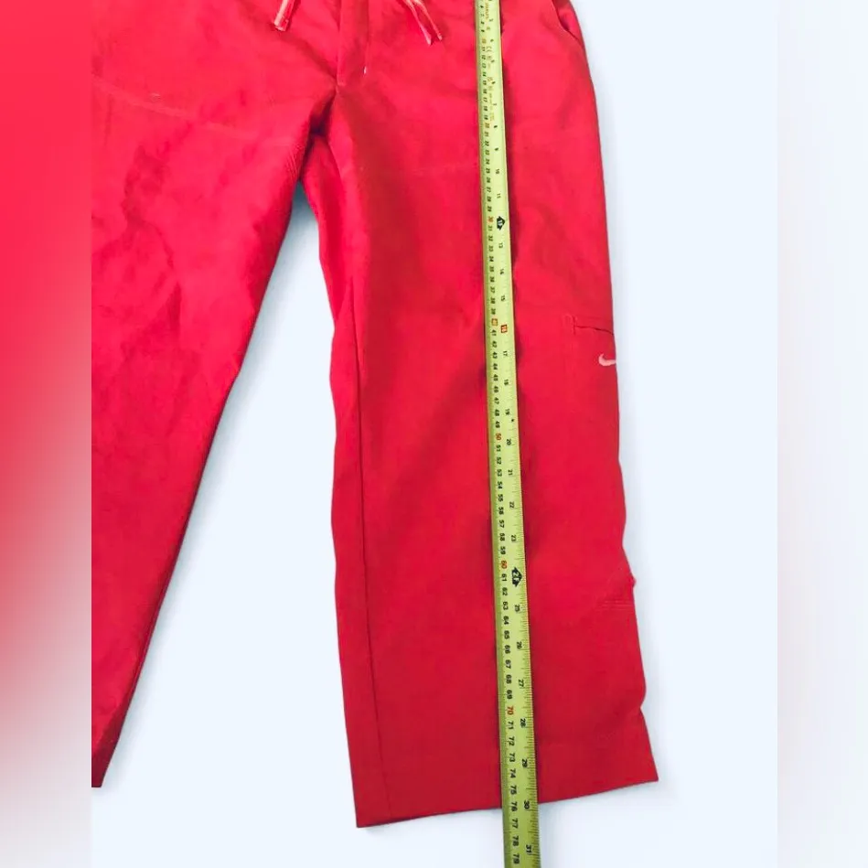 Nike Red Cargo Capri Pants - Image 6