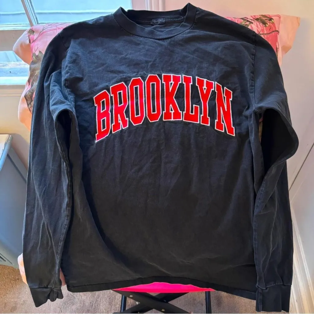 brandy melville brooklyn nyc new york long sleeve t shirt  - Image 2
