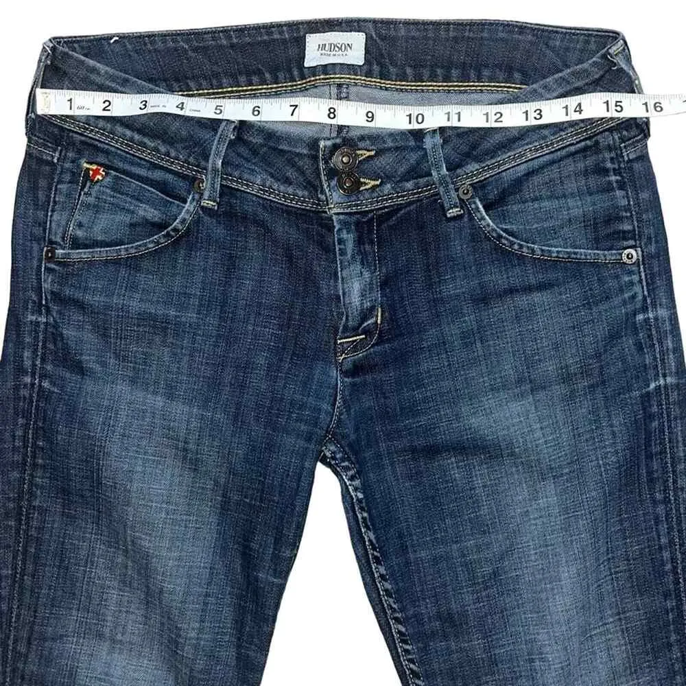 Hudson Womens Colin Flap Size 29 Distressed Skinny Eli Jeans Casual Worn Rugged - Image 6