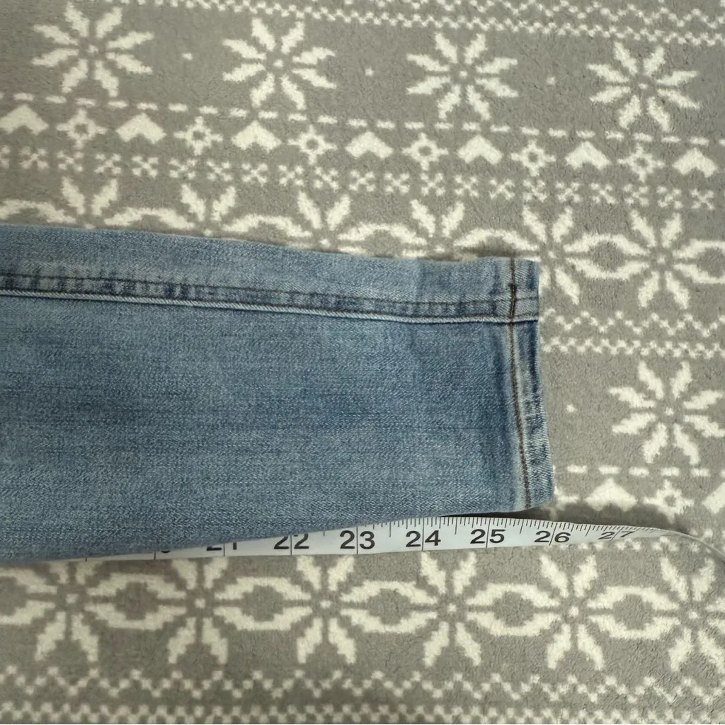 Spanx Shape And Lift Skinny Jeans High Waist Light Wash‎ Size XS - Image 8