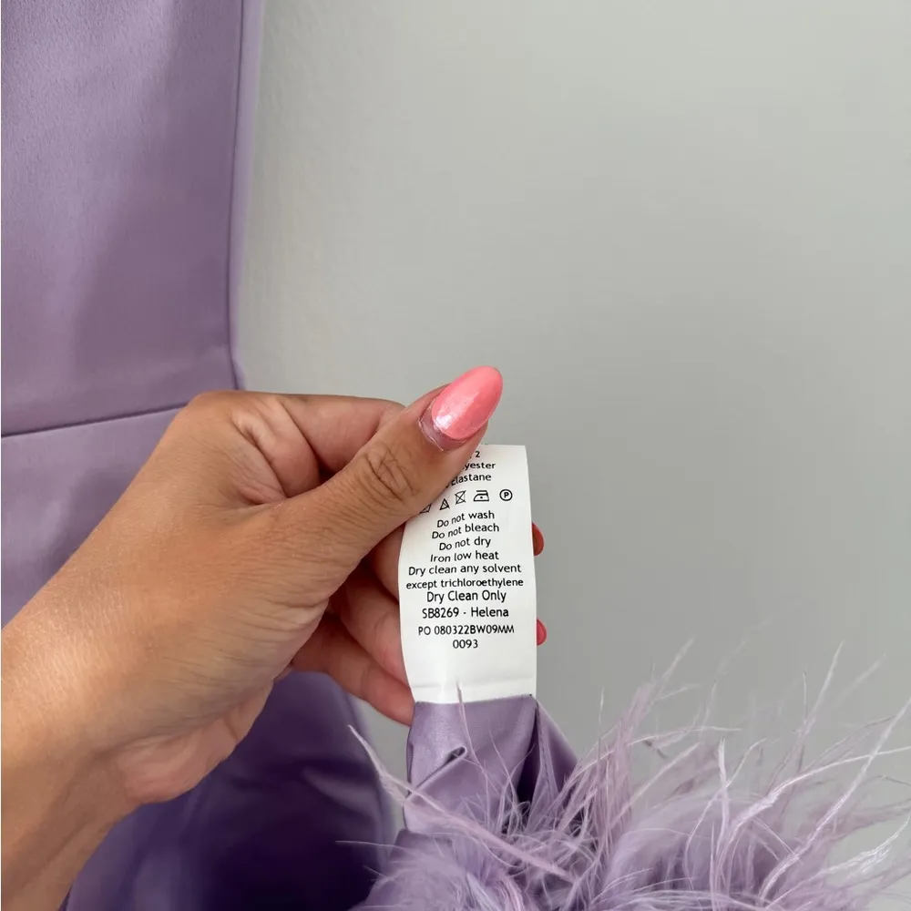 HOUSE OF CB Helena Purple Dress XS - Image 7