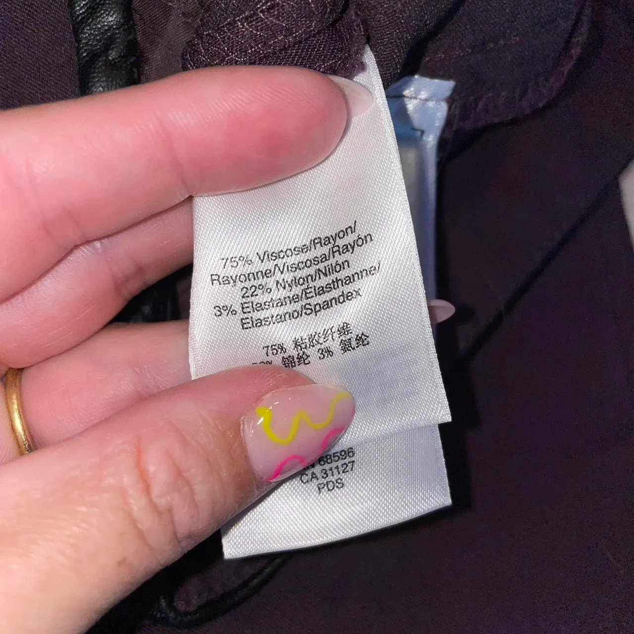 DKNY plum slacks  - Image 4