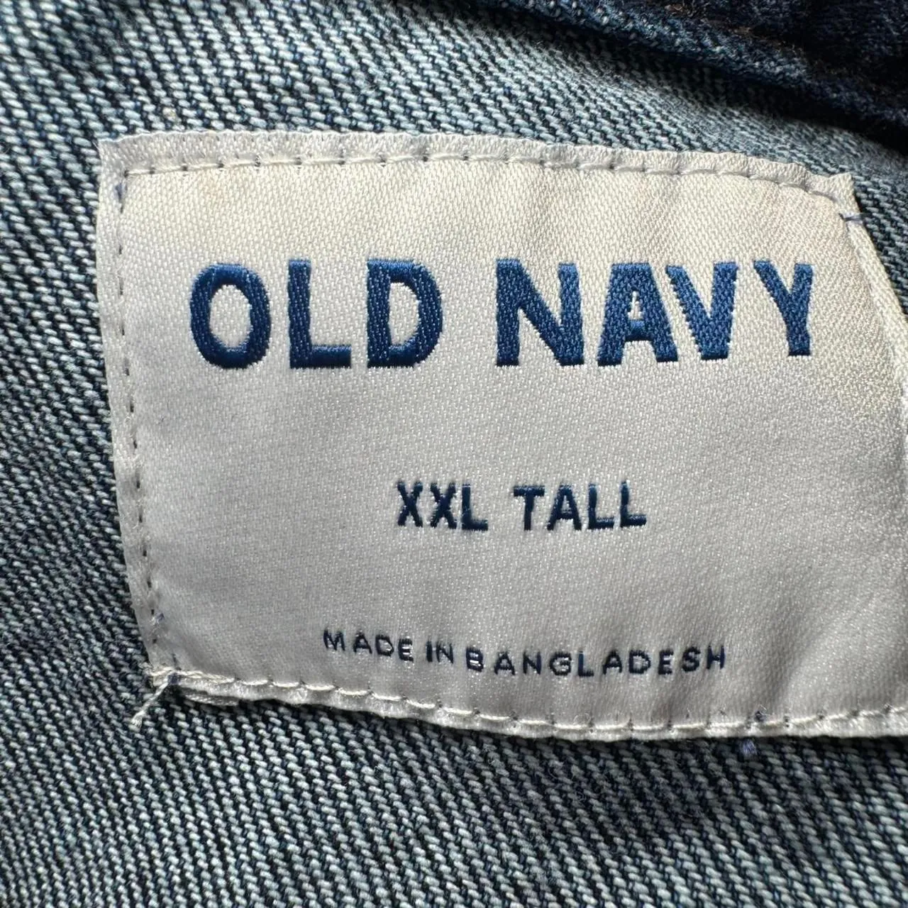 Old Navy Women's XXL Tall Denim Barn Jacket 100% Cotton Blue Jean Coat - Image 5