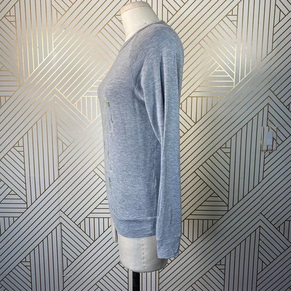 Haute Hippie Lover Floral Print Jersey‎ Sweatshirt - Image 7