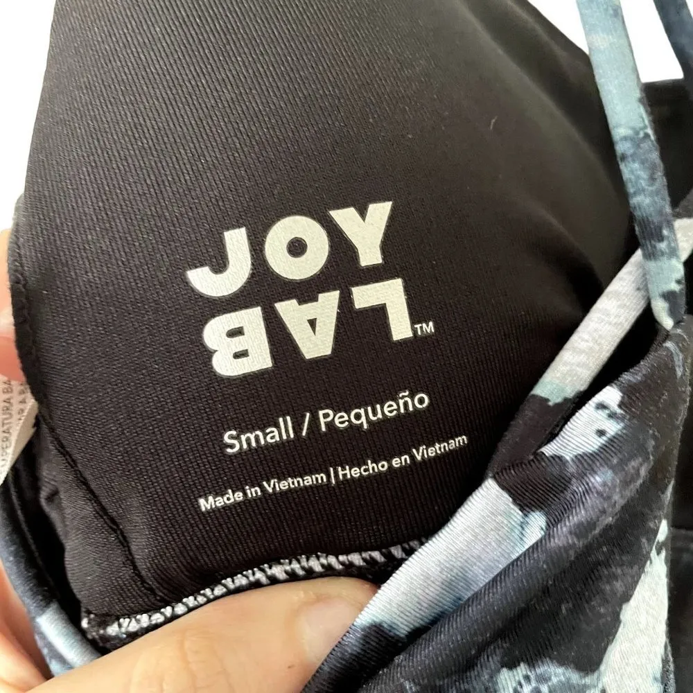 Joy Lab blue and black criss cross strap bra athletic style small - Image 4