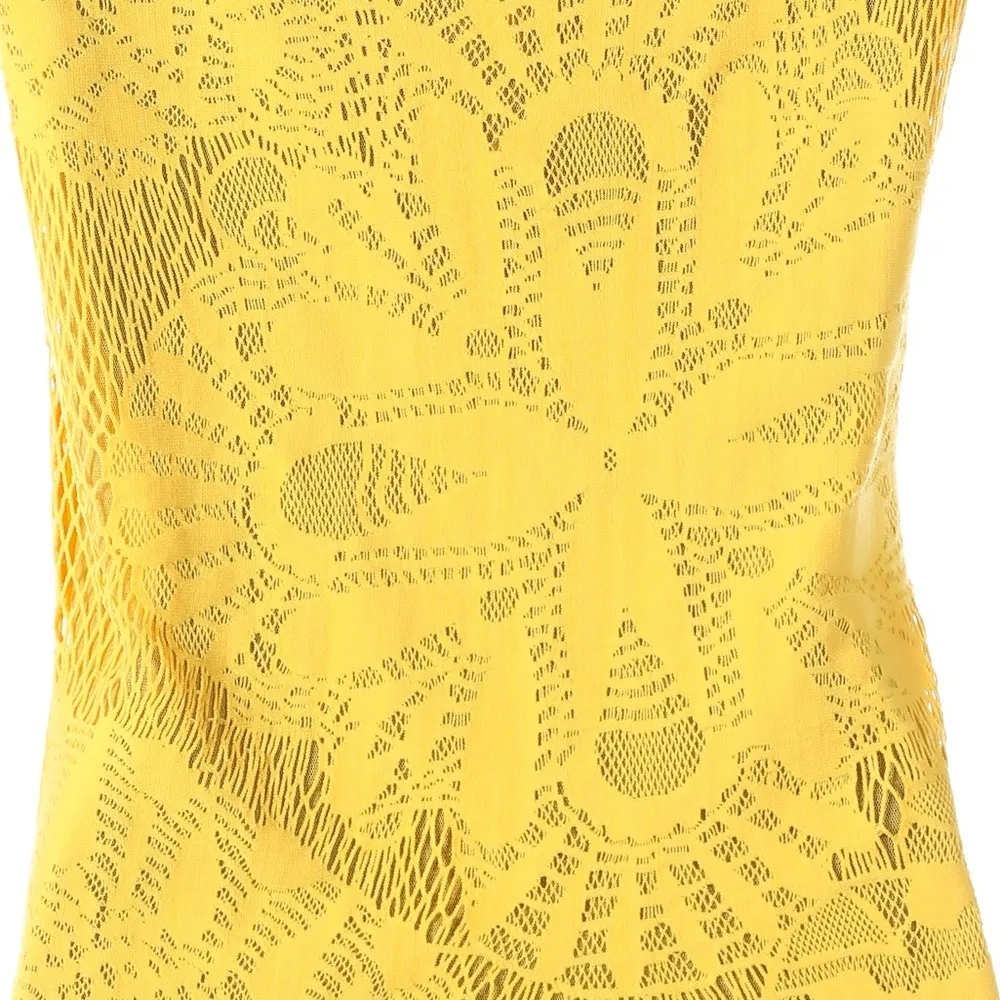 Jean Paul Gaultier Yellow Mesh Short - Image 8