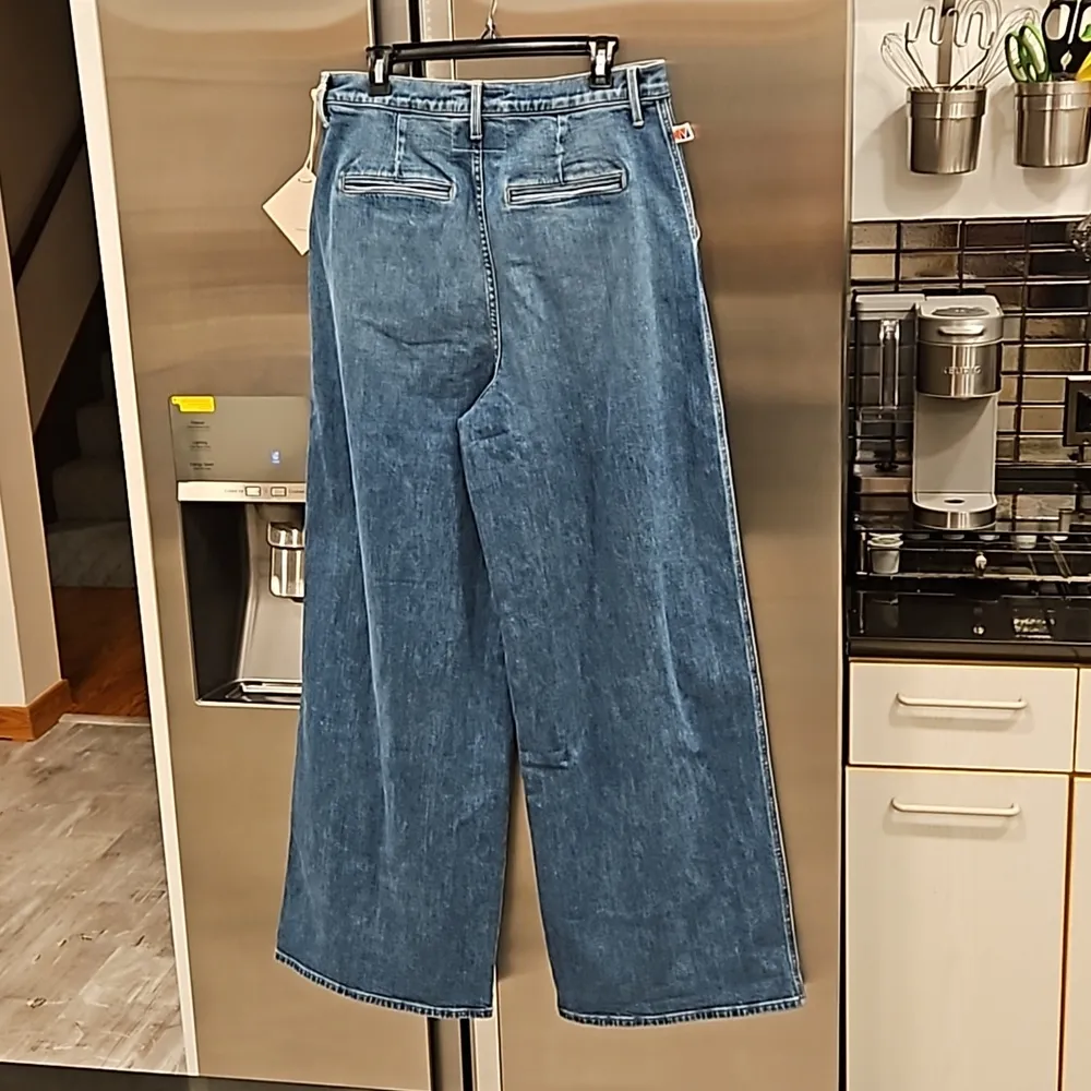 💕CLARE V. x MOTHER💕 Pleated Belle Prep Heel ~ Playing in Paris 32 NWT Blue - Image 9