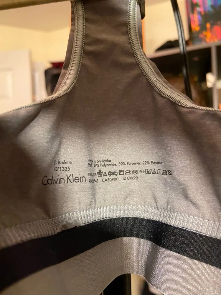 Calvin Klein gray bralette - Image 3