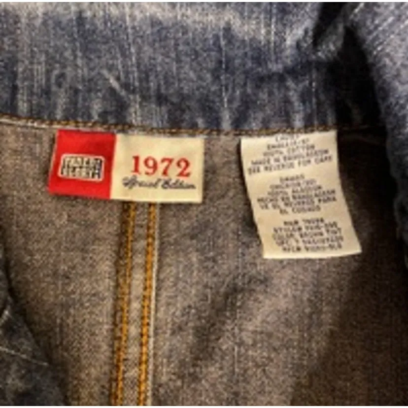 Faded Glory Blue Denim Jacket Women’s Small Classic Fit Cotton Jean Coat - Image 4