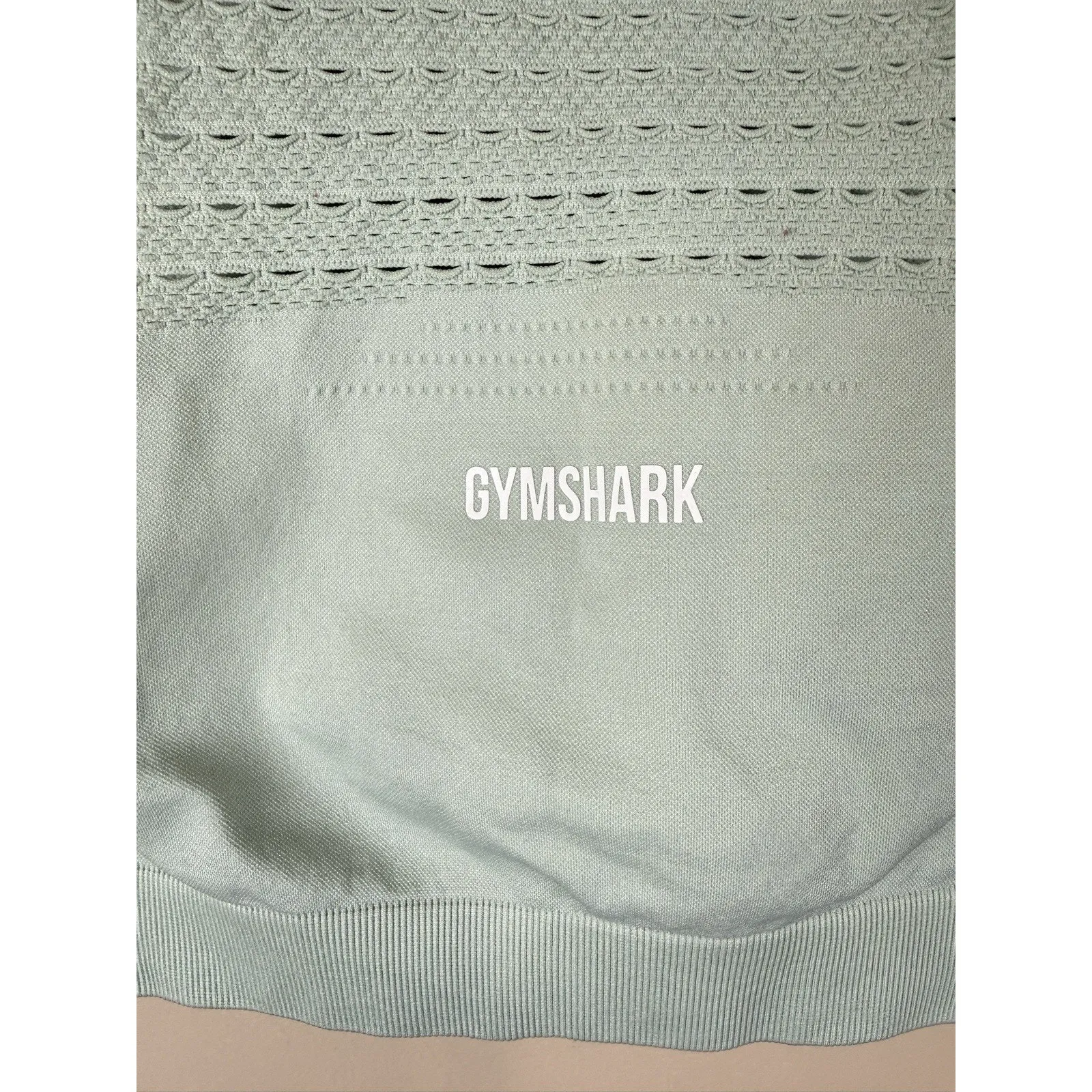 Energy Seamless Crop Top Soft Green Approx. Size XS/S - Image 8