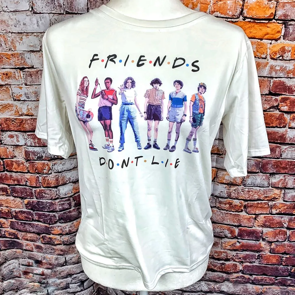 ✨Moving Sale✨ Stranger Things Top White - Image 2